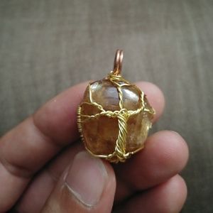 Citrine Tree of Life Pendant